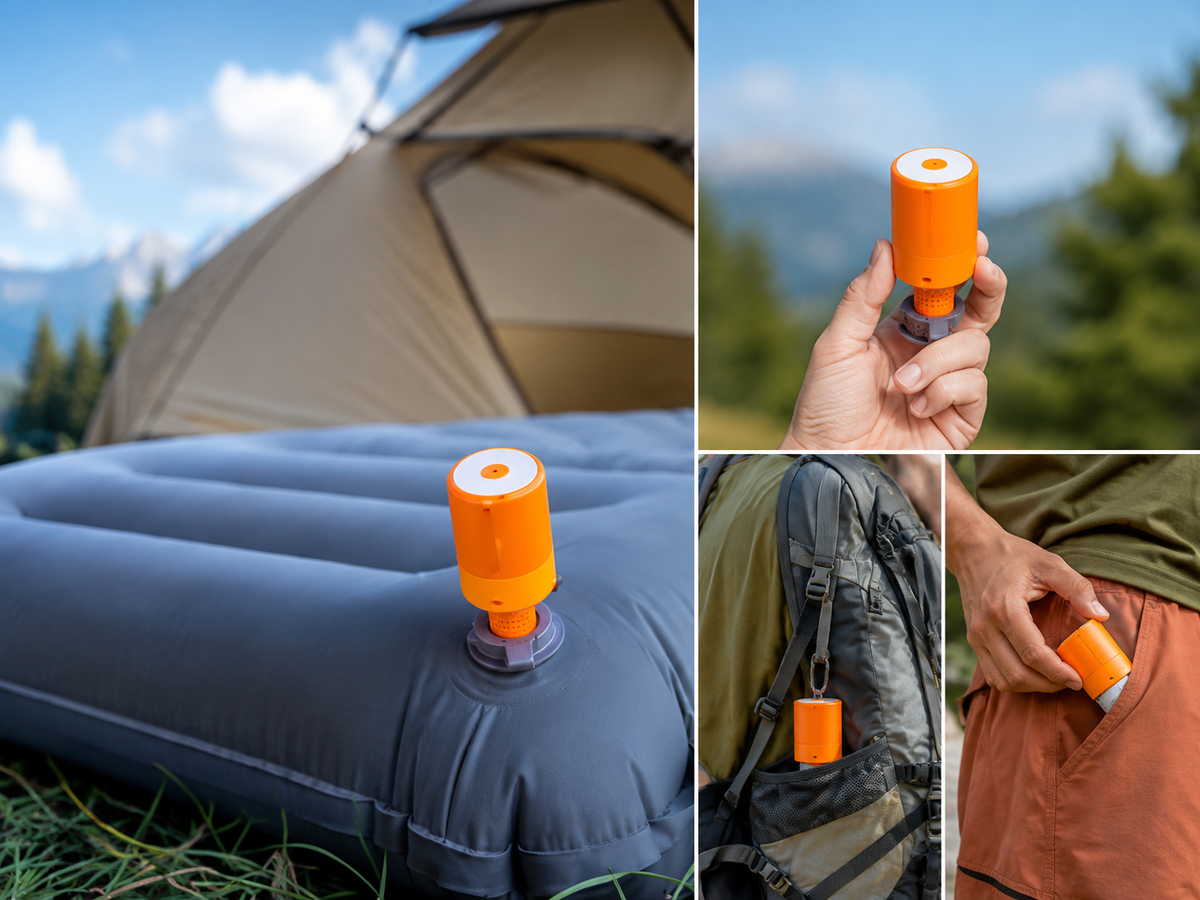 3-in-1 Camping Air Pump & Lantern