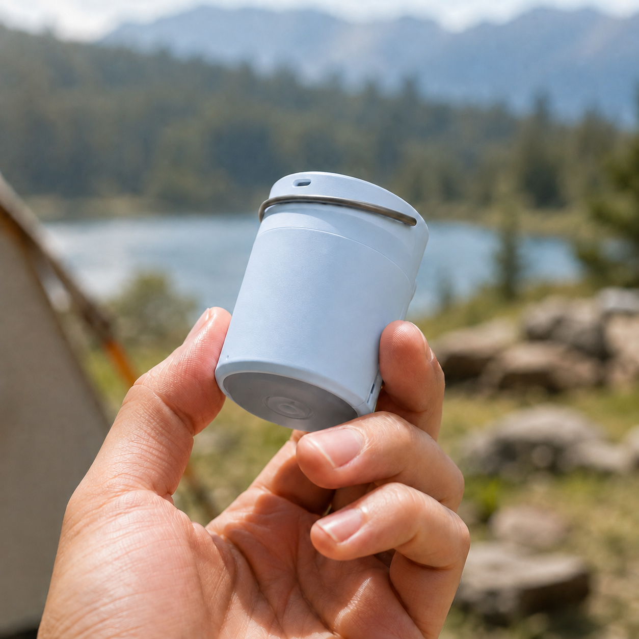 3-in-1 Camping Air Pump & Lantern
