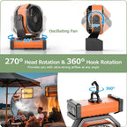 Portable Camping Fan & LED Lantern