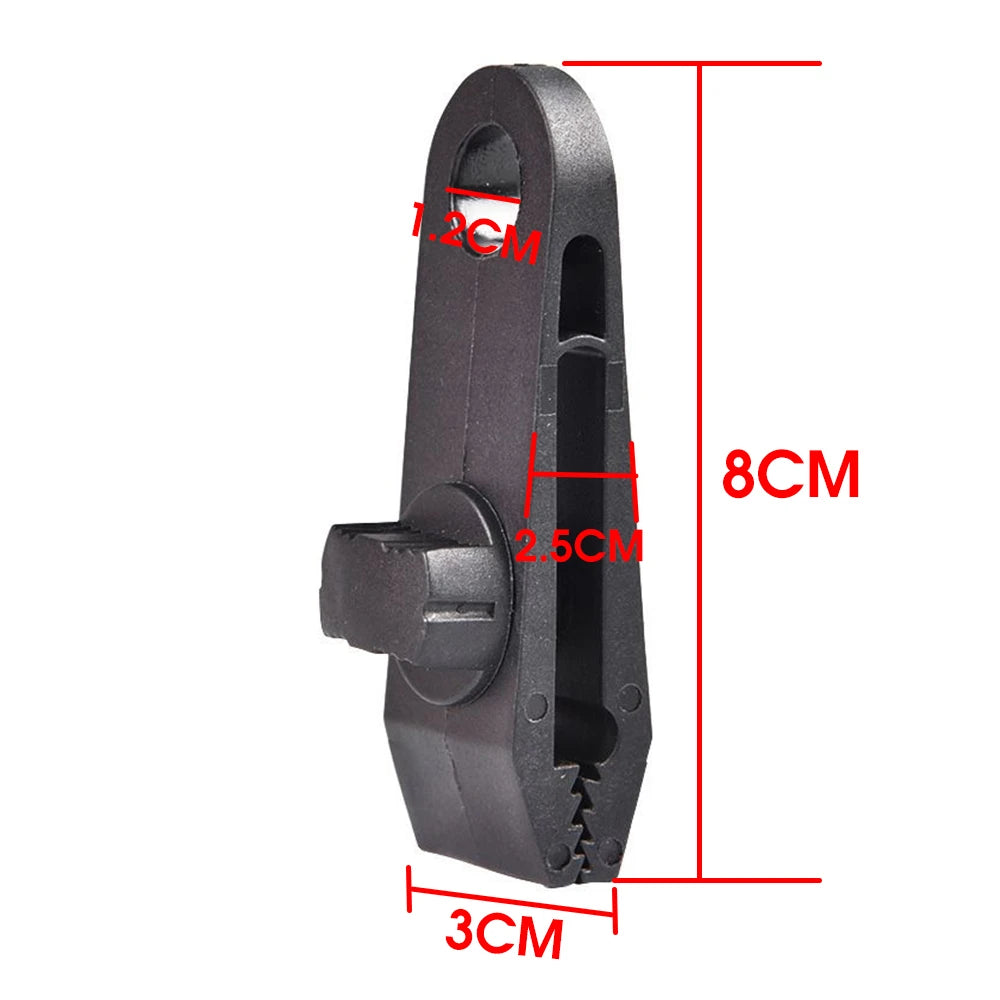 Heavy Duty Tent & Tarp Clips – 10 Pack